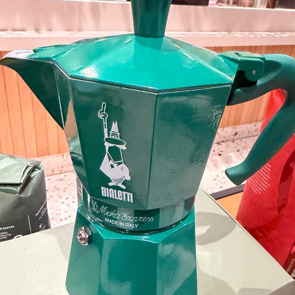 2025 New Starbucks x Bialetti Italy Green Moka Coffee 6 Cup 280ml 9.1oz - Picture 3 of 3